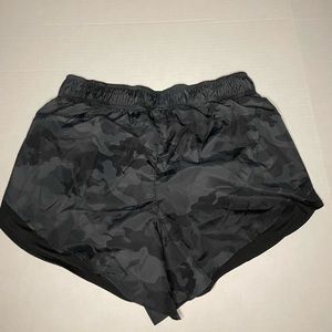 Black Drawstring Athletic Shorts